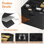 Lifewit Shoe Storage Organizer for Closet, Fabric Large Shoe Box Storage Containers with Clear Cover, Foldable Bins for Boots