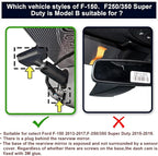 4K Dash Cam fit for Ford F150 2013-2017 F250/F350 Super Duty 2015-2019 XLT Lariat King Ranch Raptor Limited Platinum (Model B