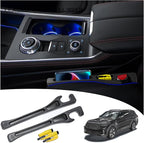 【Compatible with Ford Explorer】 Side Gap Fille,No Drop Seat Guard for Ford Explorer, Drop Seat Guards for Cars(2Pcs) with Emergency Keychain Car Escape Tool (2Pcs)