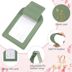 Amylove Bulk Luggage Tags Wedding Favors Adventure Begins Luggage Tags for Guests Travel Tag for Suitcase Bridal Gift 24 Pack