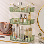 Aveniee Bathroom Counter Organizer, 3 Tier Perfume Skin Care Countertop Storage Shelf, Vanity Makeup Tray for Cosmetic Skinca