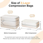 Comforter Storage Bag - Large Capacity Bedding Storage Bags Ultra Space Saving Self Compression Organizer, Washable Compressi