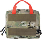 KRYDEX Clear Top Insert Bag with Hook Panel Tactical Packing Cube Travel Organizer Bag (Large-MC)