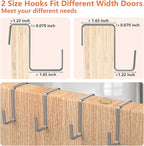 FENTEC 35 Large Pockets Over The Door Shoe Organizer, Mesh Hanging Shoe Organizer Shoe Rack for Closet Mesh Closet Shoe Holde