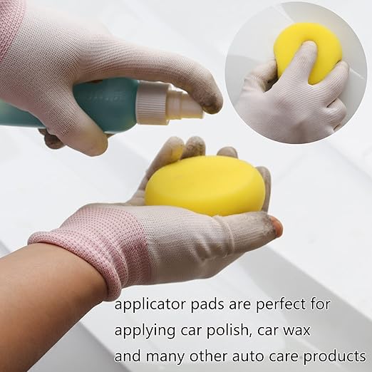 104PCS Car Headlight Restoration Kit - 3Inch Sanding Discs, Wool & Sponge Buffing Pads, Interface Pad for Car Washing, Cleani