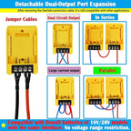 Battery Jumper Cables Compatible with De.Walt Battery Jumper Cables, Automotive Booster Cable for Car Jump Starting Using Tool 8AWG 2.02FT
