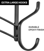 LYNK Professional® Home™ Over the Door Hooks - 10 Hook – Over the Door Coat Rack - Over the Door Hanger - Hanging Towels or C