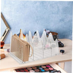 Garneck Clear Handbag Shelf Divider Closet Organizer for Bags Sturdy Storage with Non-Slip Base for Supermarkets and Home Use