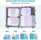 Cambond Mesh Packing Cubes for Travel Women - Lightweight Travel Bags Luggage Packing Organizer Travel Cubes for Suitcase wit