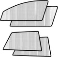 AutoTech Park Foldable Sunshade Compatible with 2011-2025 Dodge Durango SUV, 4 Pieces Side Window Shades