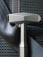 Window Breaker Seatbelt Cutter for Car Tungsten-Titanium – Shatters Double-Layer Laminated Glass, 90HRA Alloy Tip, All-Metal 
