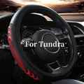 Yangday Leather Steering Wheel Cover for Toyota Tacoma 4Runner Tundra, 15.5-16 inches Car Steering Wheel Cover with Anti-Slip