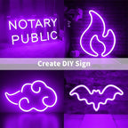 iNextStation 12V Purple LED Strip Lights 16.4FT, Flexible Silicone Neon Rope Light with Power Adapter, Waterproof, Cuttable, Dimmable & Linkable, LED Lights Strip for Bedroom, Kitchen(with Plug)