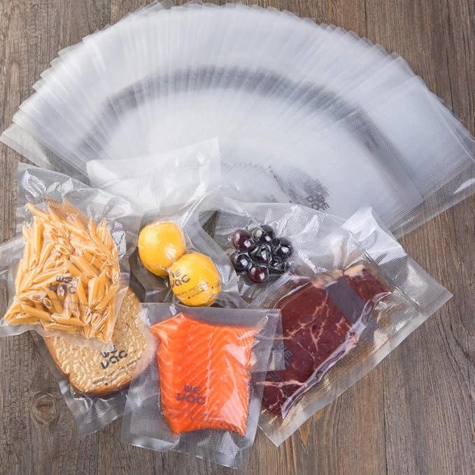Wevac Vacuum Sealer Bags 100 Pint 6x10 Inch for Food Saver, Seal a Meal, Weston. Commercial Grade, BPA Free, Heavy Duty, Grea
