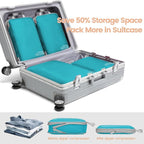 Cambond Compression Packing Cubes for Travel - Lightweight Expandable Travel Bags Luggage Organizers Travel Essentials Compre