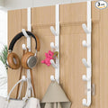 Over The Door Hooks, Metal Door Hooks for Hanging, Over The Door Purse Organizer for Coat Hanger, Back of Shower Door for Han