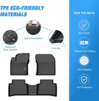 Nilight TPE Floor Mats for Toyota Prius & Prime 2016 2017 2018 2019 2020 2021 2022,All Weather Custom Fit Heavy Duty Floor Liners