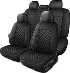 Car Seat Covers Full Set, Breathable and Waterproof Napa Leather Car Seat Cover, Interior Universal Fit for Cars, Sedans, SUV