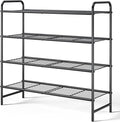 Kitsure Shoe Rack - Stainless Steel Shoe Organizer, Sturdy Shoe Rack for Closet and Front Door Entrance, Free Standing Shoe S