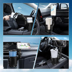 This Hill Magnetic Cup Holder Phone Mount, Compatible with MagSafe, 4.1" Base Adjustable Height Car Cup Holder Compatible wit