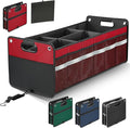 Car Trunk Organizer, Car Storage Organizer, Collapsible Multi Compartment for Car, Suv, Sedan, Truck, 100L, Extra Larger