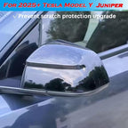 YHCDSEA Rearview Mirror Guard Cover for Tesla Model Y Juniper, Side Mirror Cover Exterior Accessories fit for Model Y Juniper 2025 2026 (Glossy Black)