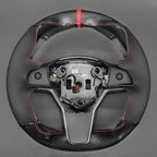 MEWANT Hand Stitched Steering Wheel Cover for Tesla Model 3 2017-2023 / Model Y 2020-2023 for Tesla Model 3/Y Accessories