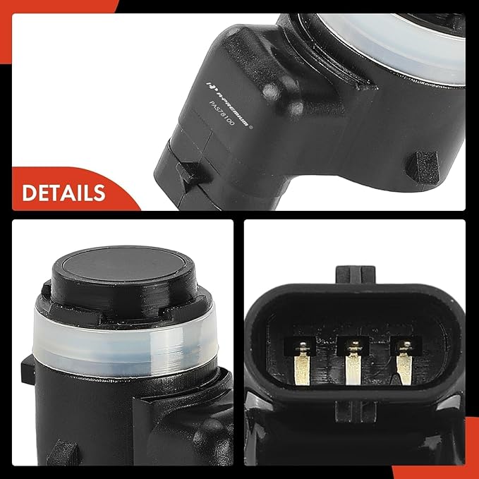 A-Premium 4-PC Reverse Backup Parking Assist Sensor Compatible with Select Ram, Jeep & Dodge Models - 1500/2500/3500 2019-202