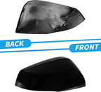 Motoforti Right Side Wing Mirror Cover for Toyota RAV4 2019-2025, Car Rear View Mirror Cover Cap No.87915-42160, Car Exterior Door Side Rearview Mirror Cap Mirror Housing, Glossy Black