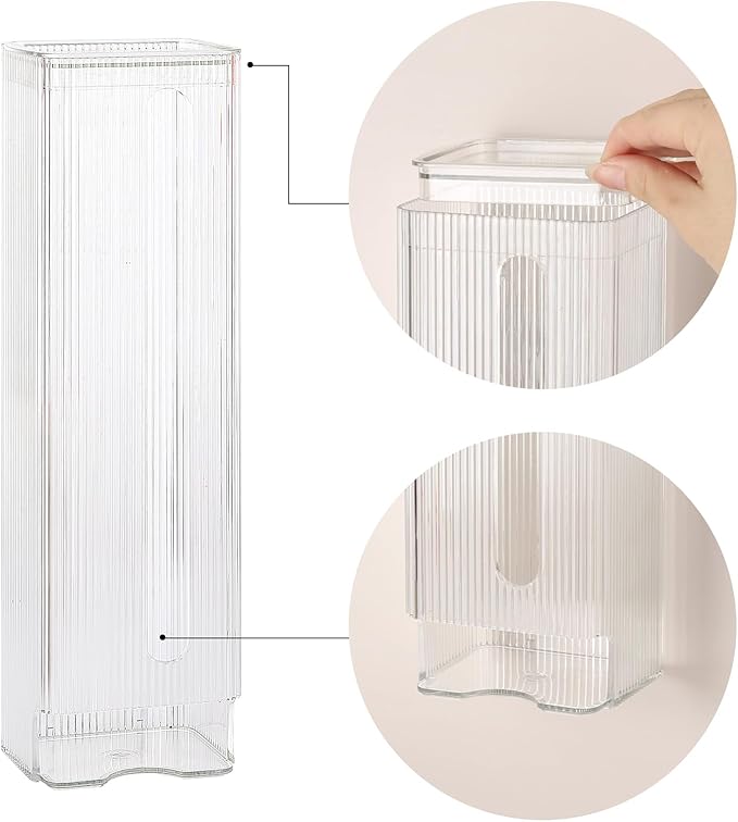 acDesign 2PCS Wall Mount Sock Underwear Drawer Organizer, Wall Hanging Underwear Storage Box for Wardrobe Cabinet Bedroom Soc