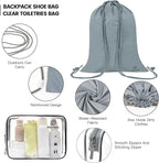 PFEYRPK Lightweight Compression Packing Cubes for Suitcases, Compressible Expandable Travel Packing Organizer with Clear Toil