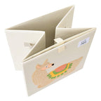 CLCROBD Foldable Animal Cube Storage Bins Fabric Toy Box/Chest/Organizer for Toddler/Kids Nursery, Playroom, 13 inch (Dino T-