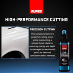 RUPES 250 ml D-A Coarse High Performance Cut Polishing Compound for Car Detailing & Removing Scratches (Pack of 1) | Mirco-Abrasive Technology | Removes Swirl Marks and Moderate to Severe Defects