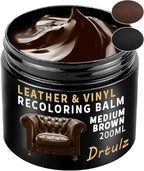 Leather Recoloring Balm, Leather Color Restorer Conditioner, Leather Restorer for Couches Paint, Leather Scratch Remover, Scr