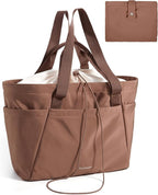 BAGSMART Reusable Grocery Bags, Large Beach Bag, Foldable Tote for Shopping Moving Holiday Travel Packing