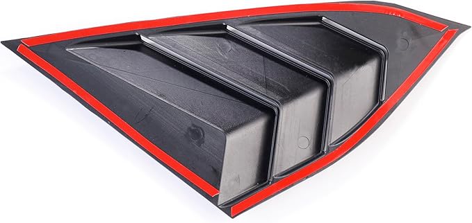 YINGTUU for Honda Accord Accessories 10th Gen 2018 2019 2020 2021 2022 Rear Window Louvers Blinds Trim-Carbon Fiber Pattern