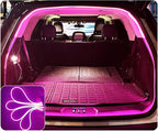 LED Trunk Light Strip for SUV, with Soft Rubber,Strip Bright,Low Power Consumption,Concealed Installation,177 inch 12V 8W Warm Pink