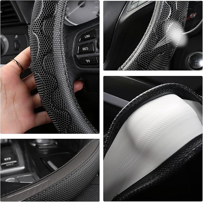 GIANT PANDA Steering Wheel Cover for Toyota, Auto Car Steering Wheel Cover for Toyota Highlander Rav4 Corolla Camry,Standard 