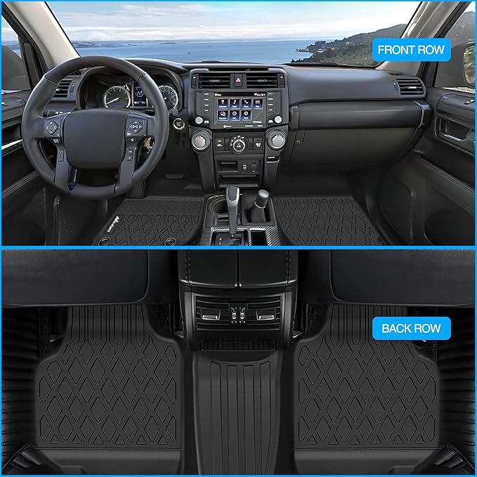 Nilight TPE Floor Mats for Honda HR-V (HRV) 2016 2017 2018 2019 2020 2021 2022,All Weather Custom Fit Heavy Duty Floor Liners