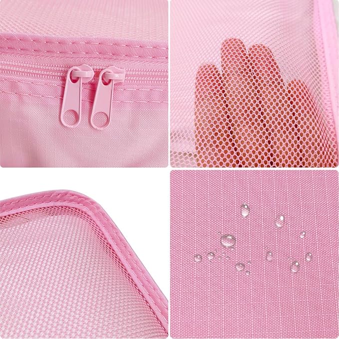 Packing cubes for Travel, CALACH Luggage Organizer Bags 6 Set Packing Cubes for Suitcases Travel Essentials for Carry on Mesh