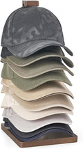 Mkono Hat Organizer for Baseball Caps, Hat Rack Hold Up to 10 Hats Baseball Caps Tabletop Hat Holder Storage Display for Clos