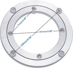Aluminum Heavy Duty Lazy Susan Rotating Turntable Bearing Swivel Plate Hardware for Dining-Table (6 inch)