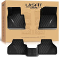 LASFIT Floor Mats Fit for BMW X3 2011-2017 & BMW X4 2015-2018 xDrive28i, xDrive28d, xDrive35i, M40i, Custom Fit TPE All Weather Waterproof Floor Liners Front & Rear Rows Car Mat, Black