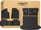 LASFIT Floor Mats & Cargo Mat with Seatback for Hyundai Tucson Gas 2026 2025 2024 2023 2022 SEL/SEL Convenience/SE/XRT, All Weather TPE Car Mats Custom Fit Tucson 2022-2026 Floor Liners & Trunk Mat
