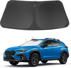 Front Windshield Sun Shade Foldable Car Front Window Sun Shade Windshield Shade Custom Fit for 2018-2023 Su-baru Crosstrek Block UV Rays Heat Keep Car Cooler