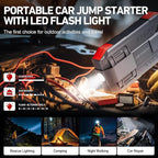 4000A Car Battery Jump Starter, Portable Car Jump Starter for Up to 10L Gas and 8L Diesel Engines, 12V Jump Box with 3 Modes