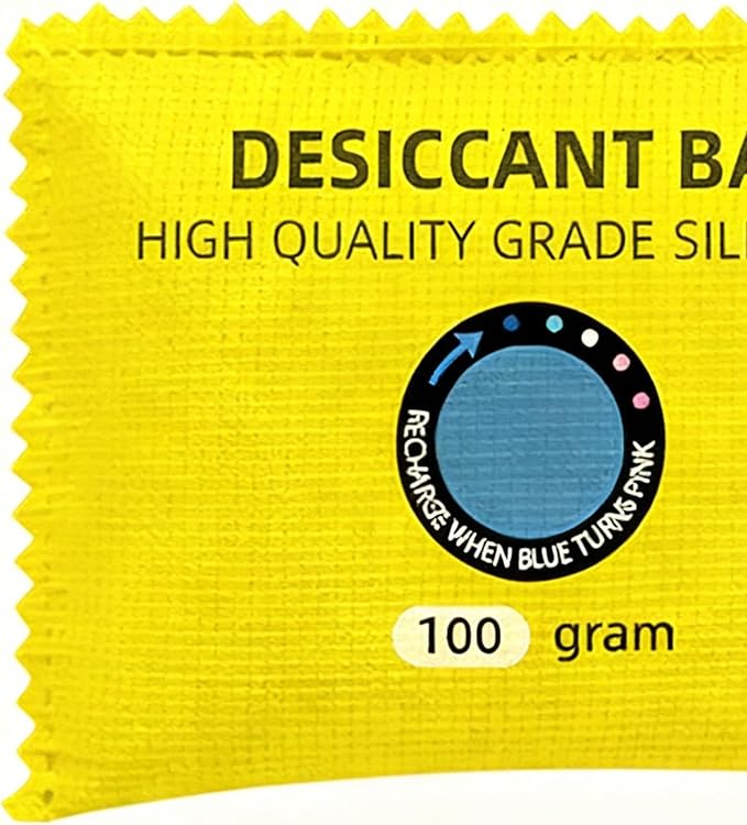 Reusable Dehumidifier Bags: Silica Gel Absorbent Pad, Fast Reactivation Drying, Color Changing Window Indicators, Interior