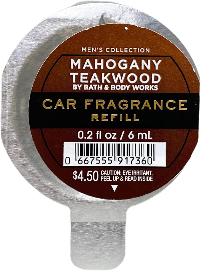 Bath & Body Works Mahogany Teakwood Scentportable Car Fragrance Refills - 2 Pack