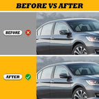Side Rearview Mirror Cover Caps Compatible with Accord 2008 2009 2010 2011 2012 2012 Black Exterior Side Mirror Cover Rearview Mirror Caps Mirror Housing Left Driver Right Passenger