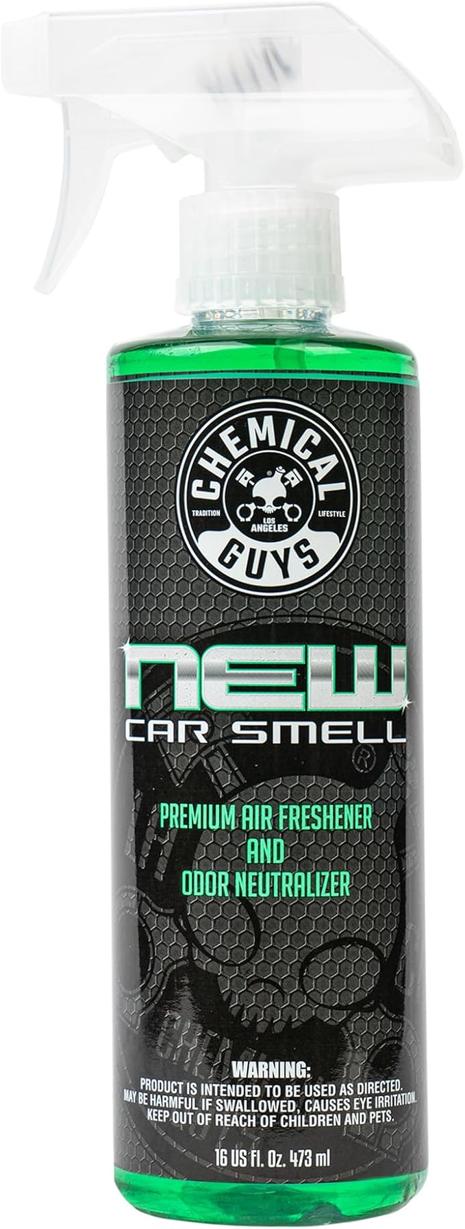 Chemical Guys New Car Smell Air Freshener and Premium Odor Eliminator Refreshes & Neutralizes Odors, Great Car Fresheners for